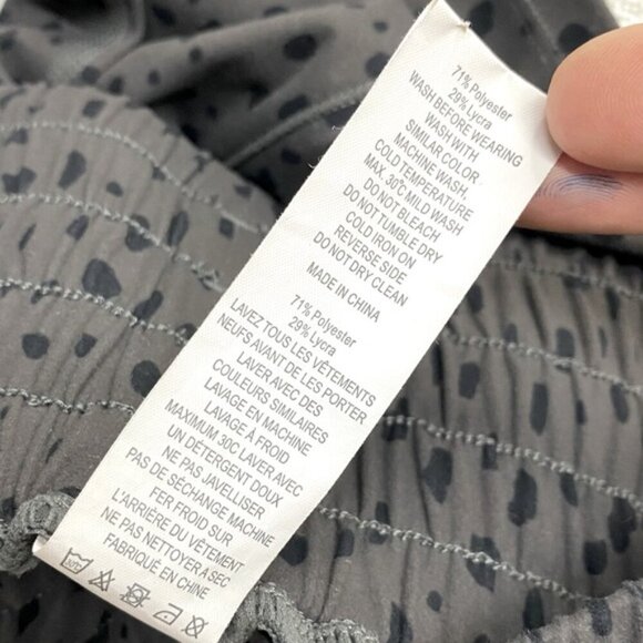 Zyia Grey Black Animal Print High Rise Activewear Joggers 8-10 - Picture 5 of 15